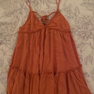 Orange Wavy Dress